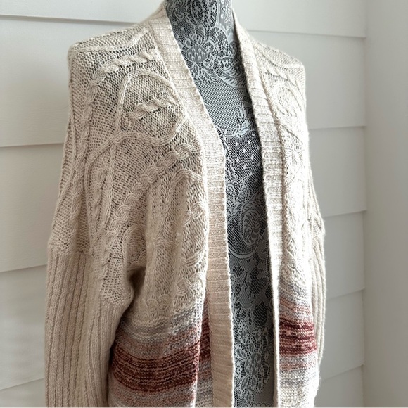 Anthropologie Pilcro Jemma Cable-Knit Cardigan size M/L - Picture 5 of 13